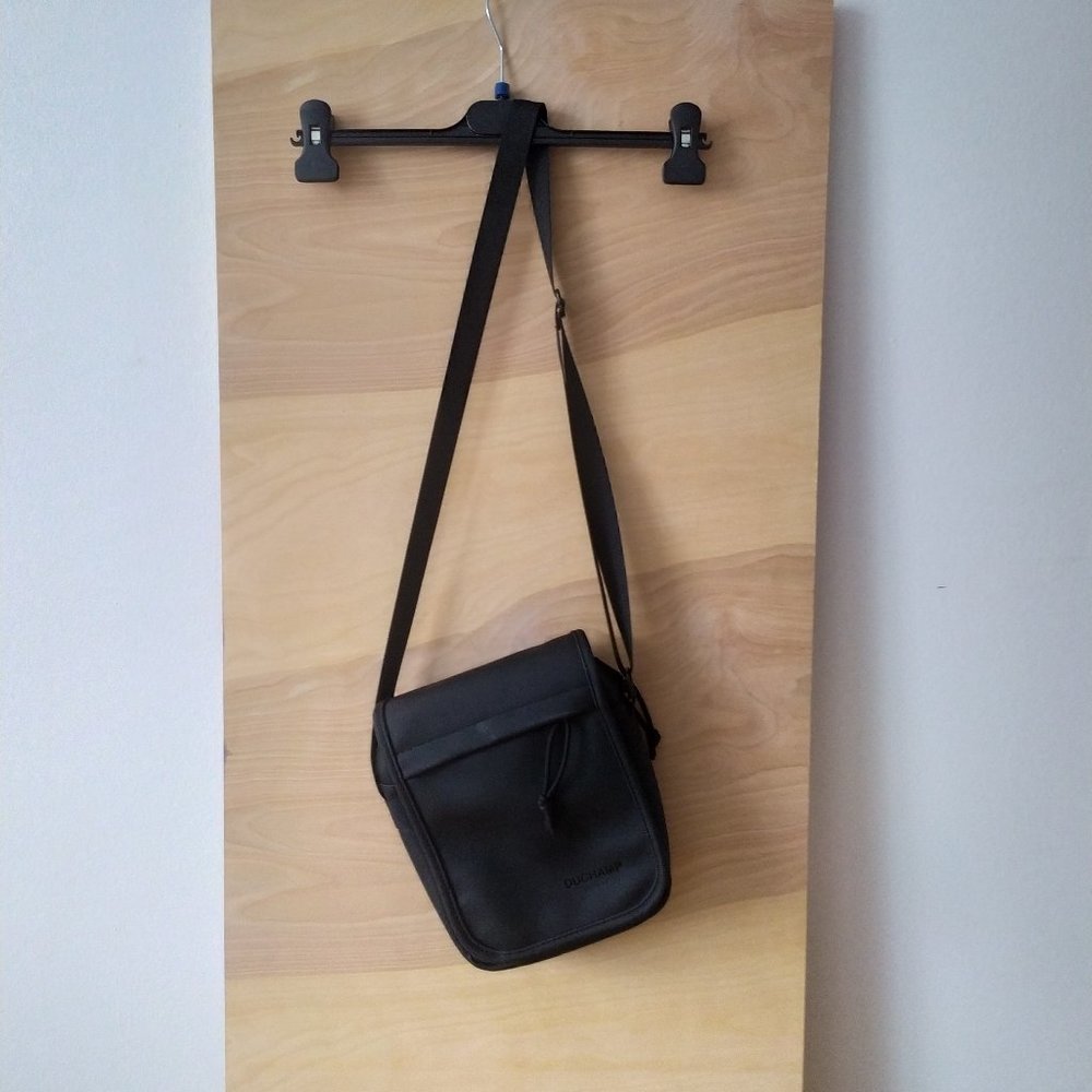 Duchamp travel bag crossbody velcro zippers strap polyurethane